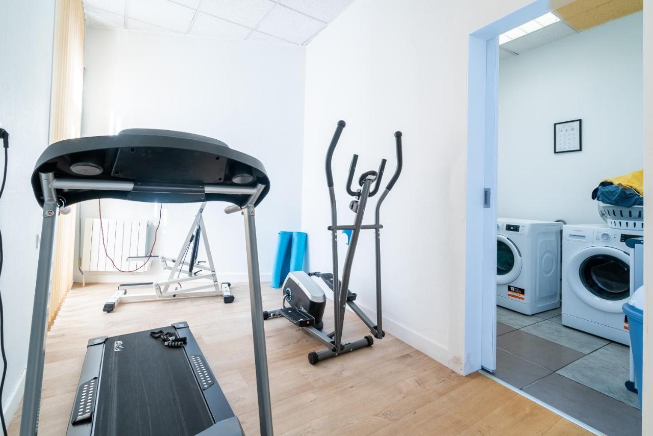 Duplex Lafargue Game Room Baby Foot Salle De Sport Jeux De Societe リモージュ エクステリア 写真